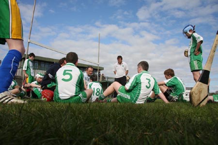 Action from the 2010 county Féile hurling finals.