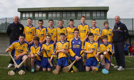 Action from the 2010 county Féile hurling finals.