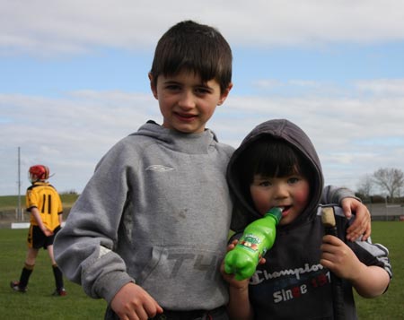 Action from the 2010 county Féile hurling finals.