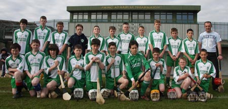 Action from the 2010 county Féile hurling finals.