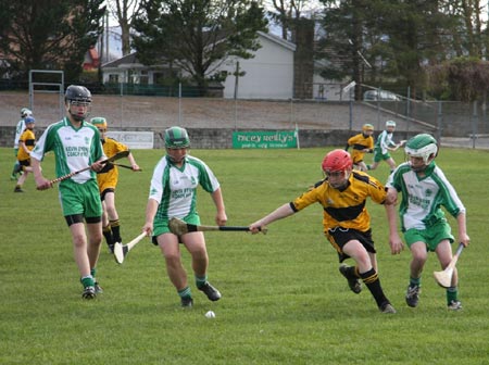 Action from the 2010 county Féile hurling finals.