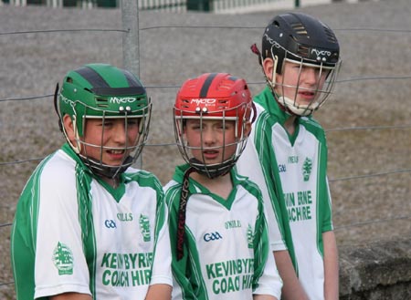 Action from the 2010 county Féile hurling finals.