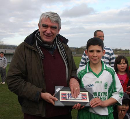 Action from the 2010 county Féile hurling finals.