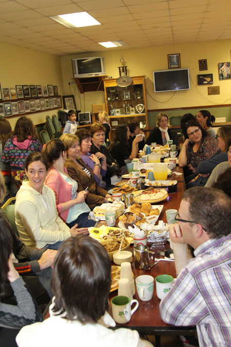 Scenes from the Aodh Ruadh Hurlers' Féile send off party.