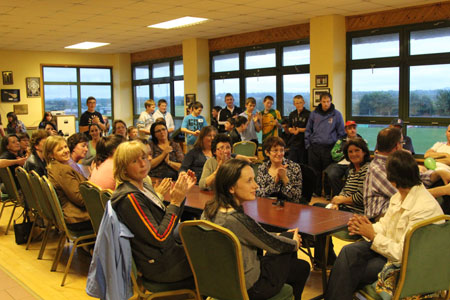 Scenes from the Aodh Ruadh Hurlers' Féile send off party.