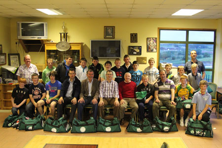 Scenes from the Aodh Ruadh Hurlers' Féile send off party.