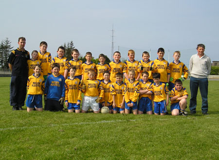 The Glencar / Manorhamilton team from Leitrim which took part in the Willie Rogers Under 12 tournament in Ballyshannon last Saturday.