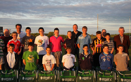 Feile hurlers get a fine send off.