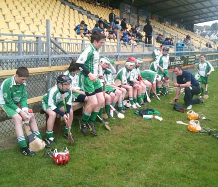 The Aodh Ruadh team which competed at the county Féile finals.