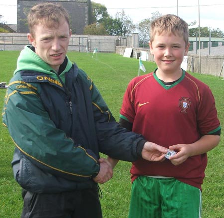 Fifth in the under 14 skills, Gareth Sheerin.