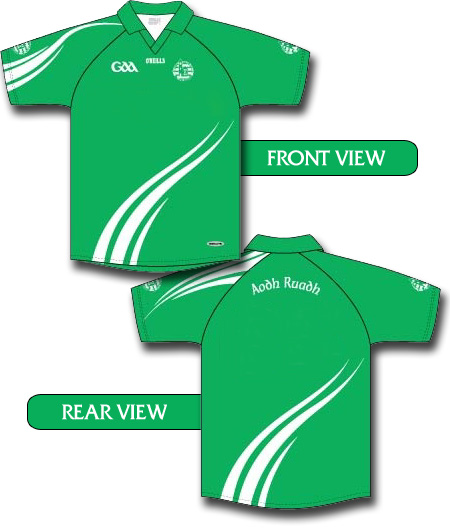 Aodh Ruadh training jersey.