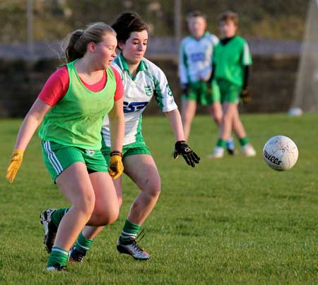 Action from the inaugural Colman Kerr Charity Match.