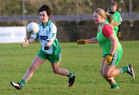 Action from the inaugural Colman Kerr Charity Match.