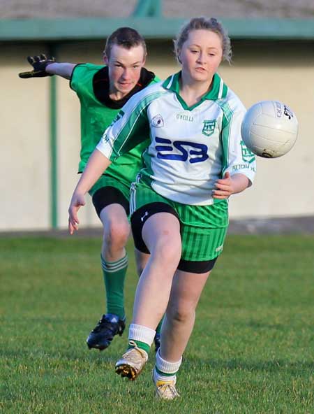 Action from the inaugural Colman Kerr Charity Match.