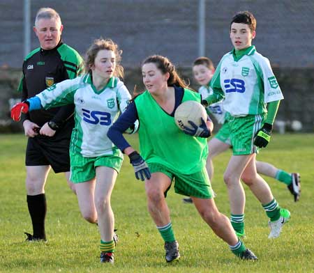 Action from the inaugural Colman Kerr Charity Match.