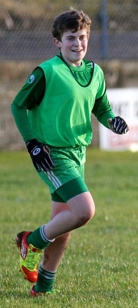 Action from the inaugural Colman Kerr Charity Match.