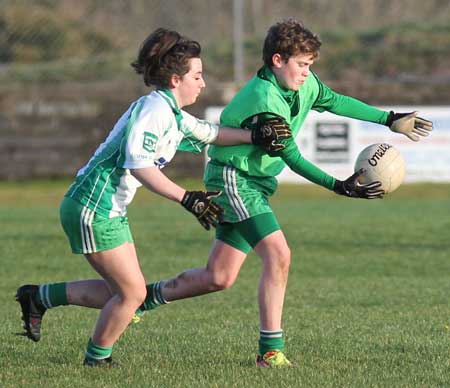 Action from the inaugural Colman Kerr Charity Match.