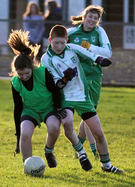 Action from the inaugural Colman Kerr Charity Match.