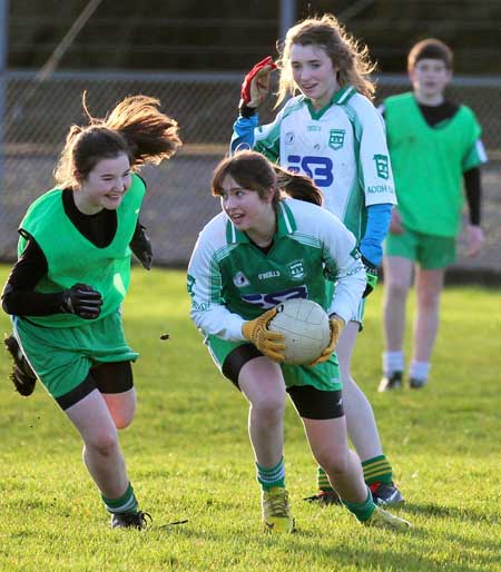 Action from the inaugural Colman Kerr Charity Match.