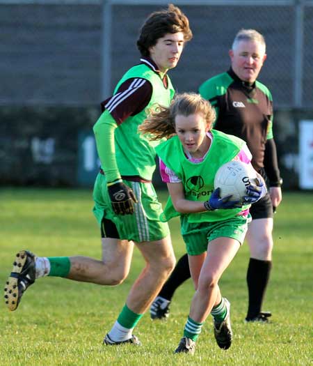 Action from the inaugural Colman Kerr Charity Match.