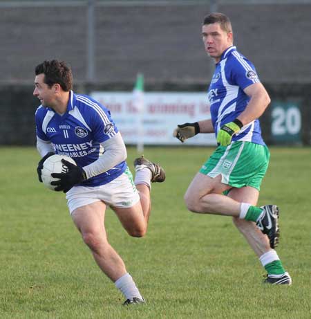 Action from the inaugural Colman Kerr Charity Match.