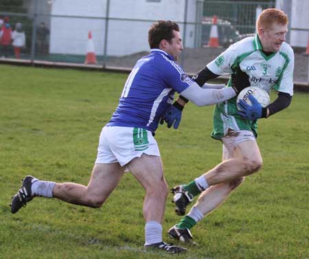 Action from the inaugural Colman Kerr Charity Match.