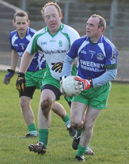 Action from the inaugural Colman Kerr Charity Match.