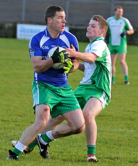 Action from the inaugural Colman Kerr Charity Match.