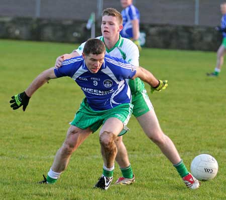 Action from the inaugural Colman Kerr Charity Match.