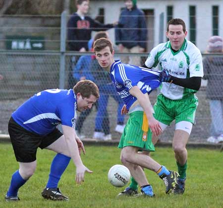 Action from the inaugural Colman Kerr Charity Match.