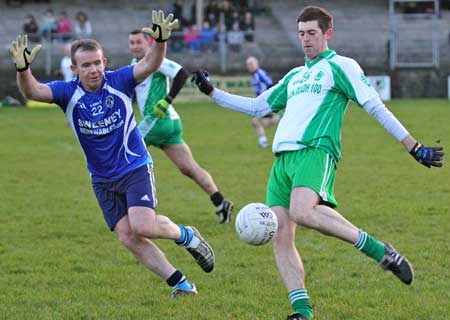 Action from the inaugural Colman Kerr Charity Match.