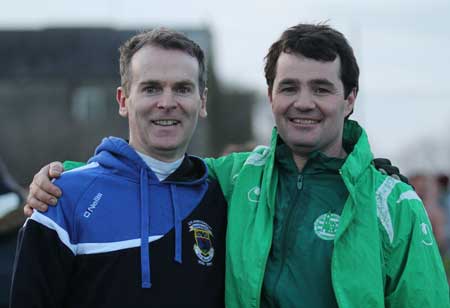 Action from the inaugural Colman Kerr Charity Match.