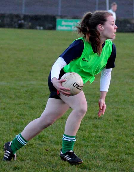 Action from the inaugural Colman Kerr Charity Match.