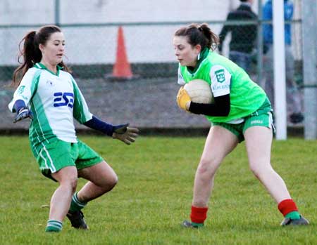 Action from the inaugural Colman Kerr Charity Match.