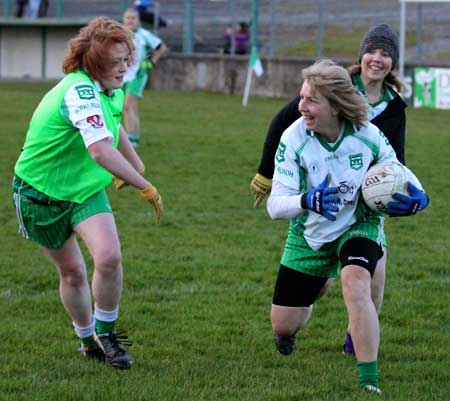 Action from the inaugural Colman Kerr Charity Match.