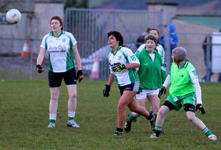 Action from the inaugural Colman Kerr Charity Match.