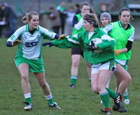 Action from the inaugural Colman Kerr Charity Match.