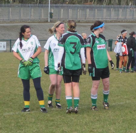 Aodh Ruadh ladies at the Killeavy 7s.