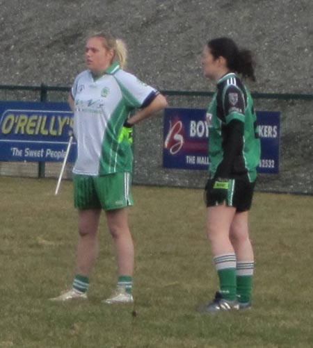 Aodh Ruadh ladies at the Killeavy 7s.