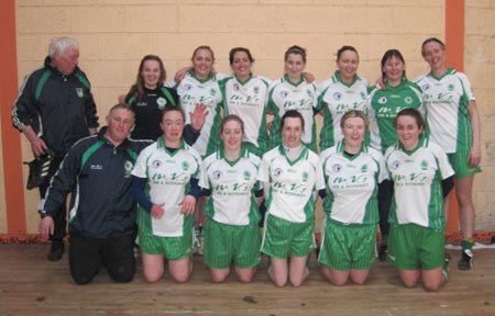 Aodh Ruadh ladies at the Killeavy 7s.