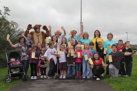 Shots from the Kilometres for kids fund-raiser at the Mall park.