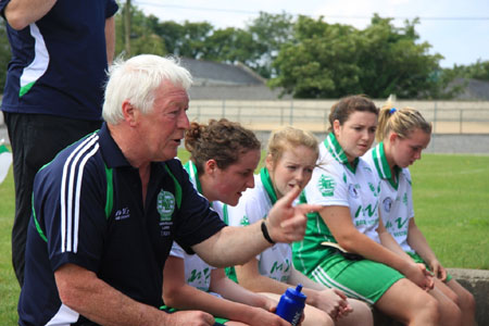 Action from the Aodh Ruadh v Naomh Columba intermediate championship clash.