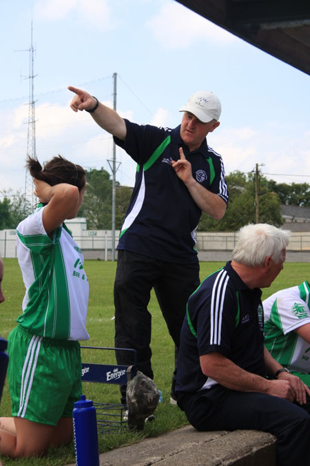 Action from the Aodh Ruadh v Naomh Columba intermediate championship clash.