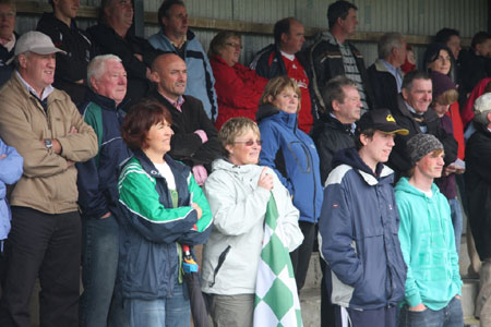 Aodh Ruadh supporters at the Ladies Intermediate Final.