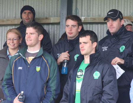 Aodh Ruadh supporters at the Ladies Intermediate Final.