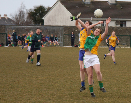 Donegal v Clare in the Ladies NFL.