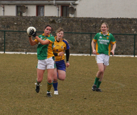 Donegal v Clare in the Ladies NFL.