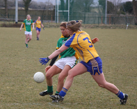 Donegal v Clare in the Ladies NFL.