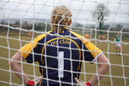 Donegal v Clare in the Ladies NFL.