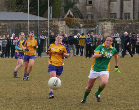 Donegal v Clare in the Ladies NFL.